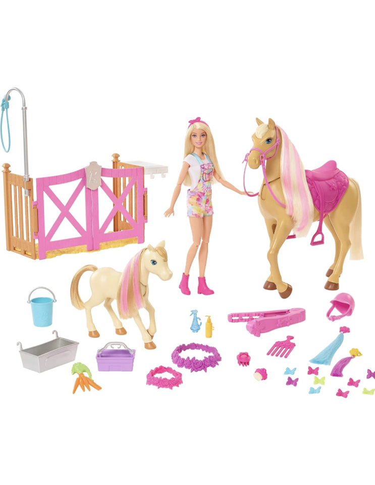 Barbie ranch con 2 cavalli