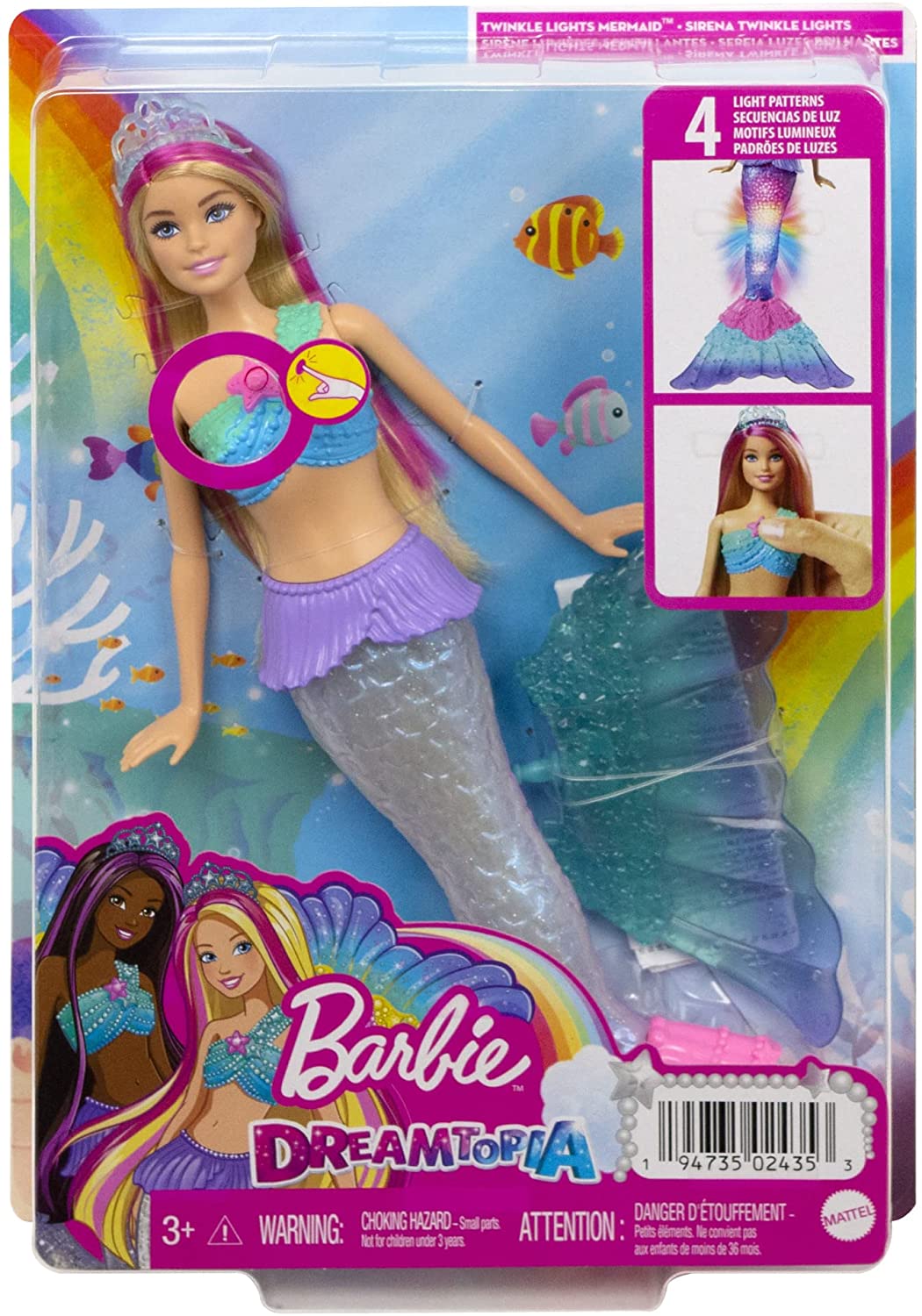 Barbie Sirena Luci Scintillanti