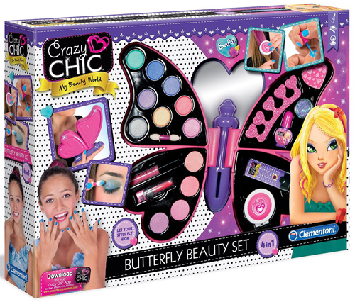 Crazy Chic - Butterfly Beauty Set, 4 in 1
