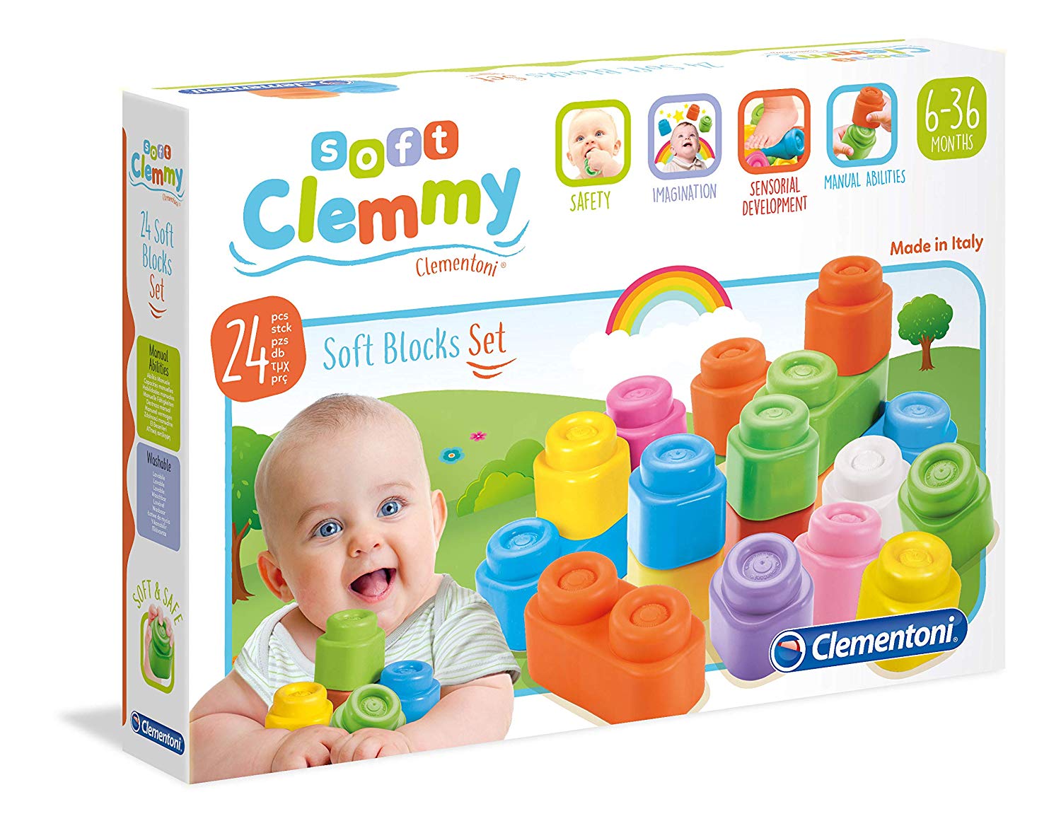 Clemmy Plus: Mattoncini Morbidi, 24 Pezzi - Clicca l'immagine per chiudere