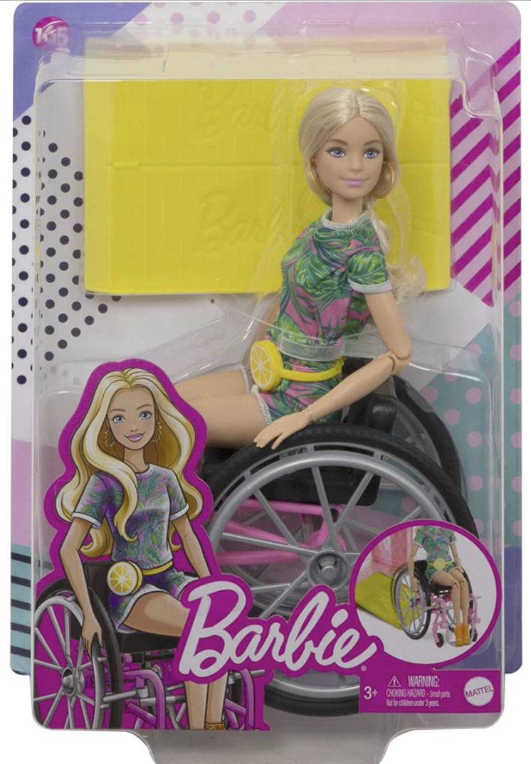 Barbie con sedia a rotelle
