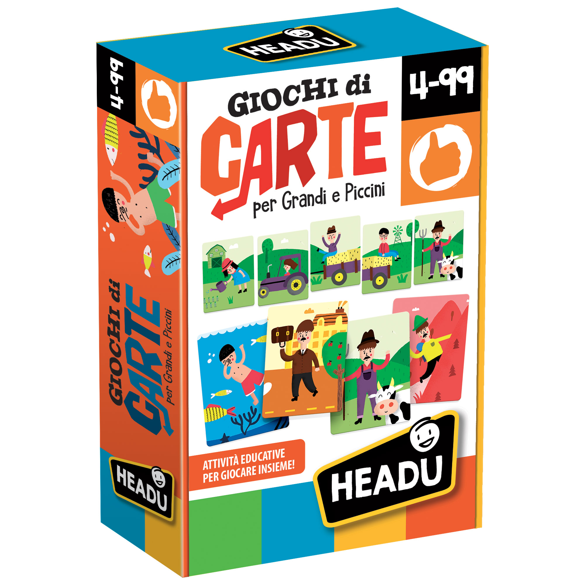 Headu Giochi di Carte per Grandi e Piccini