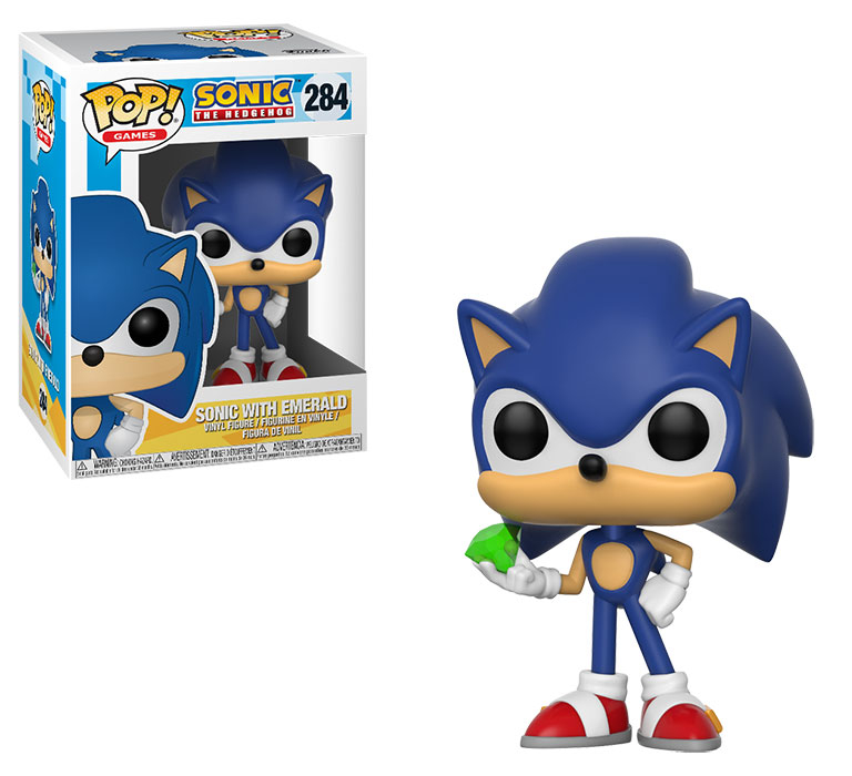 Pop Games Sonic con smeraldo