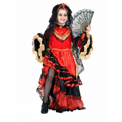 Costume da spagnola bambina - Vegaooparty