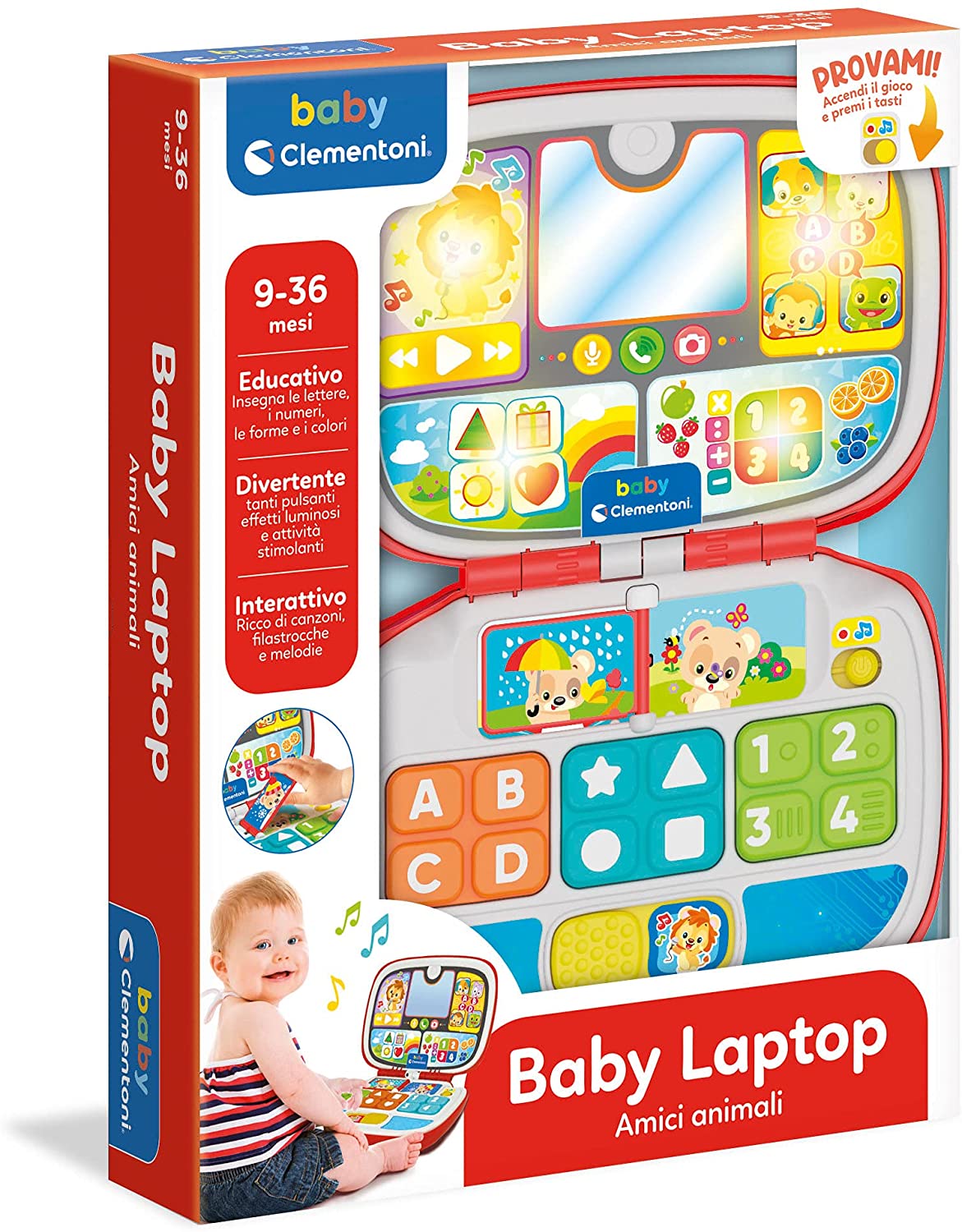 Baby Laptop Amici animali