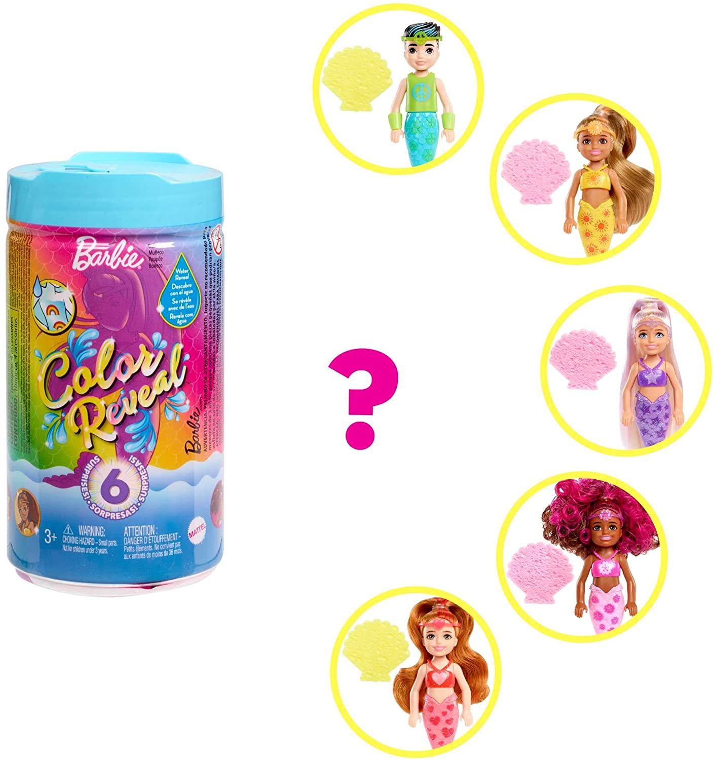 Barbie Color Reveal Chelsea Sirena
