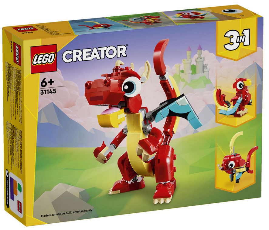 Creator 31145 Drago Rosso