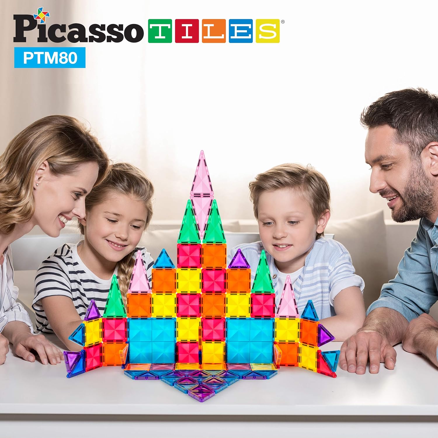 Costruzioni Magnetiche serie Mini Diamond 80 pz