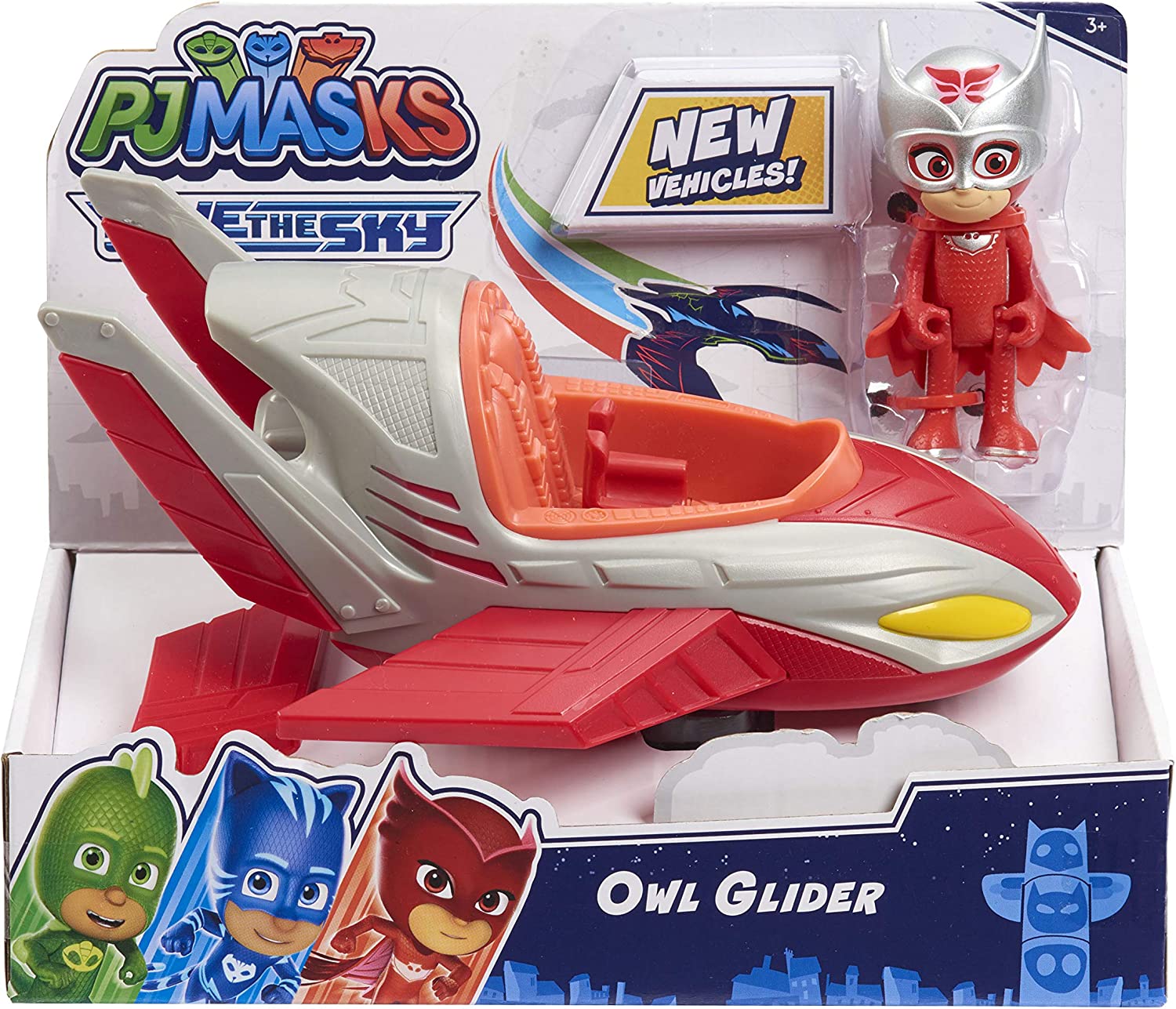 Pj Masks Save the Sky Owl Glider Gufetta