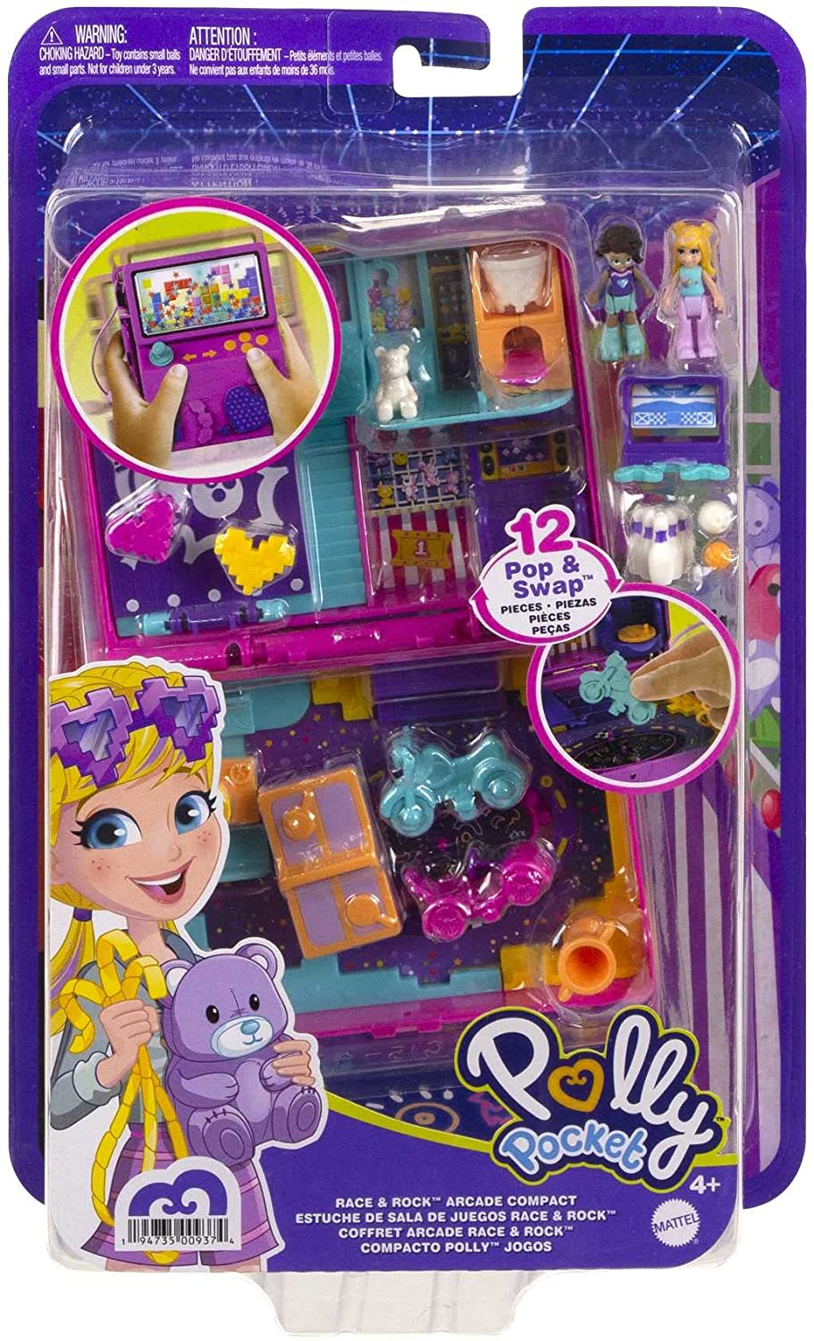 Polly Pocket Cofanetto Race & Rock