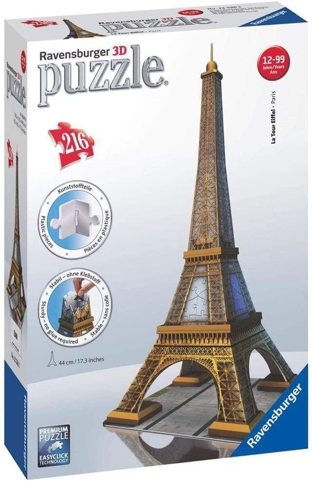 Puzzle 3D Torre Eiffel - Clicca l'immagine per chiudere