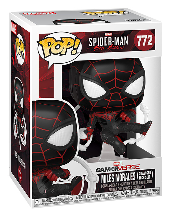 Pop Spider-man Miles Morales advanced tech suite