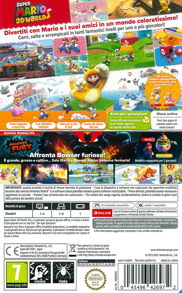 Super Mario 3D World + Bowser Fury - Clicca l'immagine per chiudere