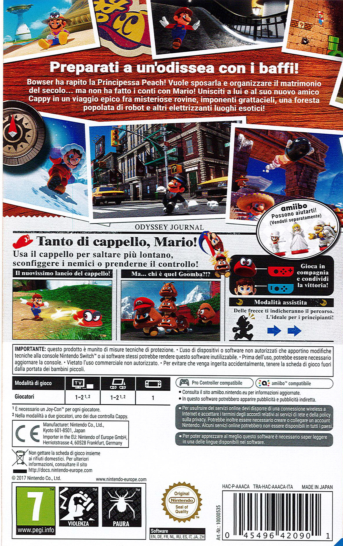 Super Mario Odyssey - Clicca l'immagine per chiudere