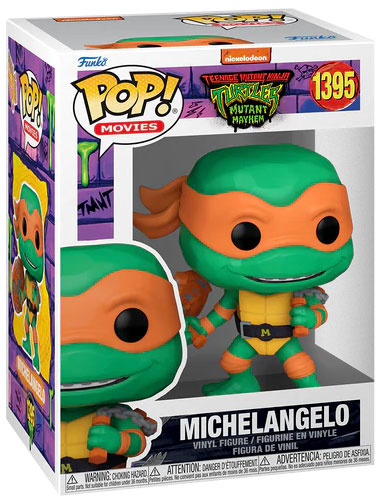 Pop Movies Turtles Mutant Mayhem Michelangelo 1395